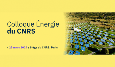 Colloque Énergie du CNRS